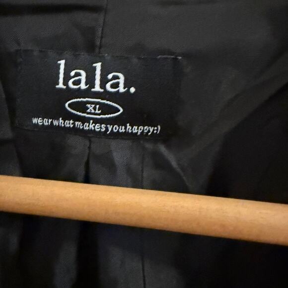 lala XL Tiger Print Blazer Jacket Animal Stripe Lined Oversized Party Statement - Picture 3 of 10